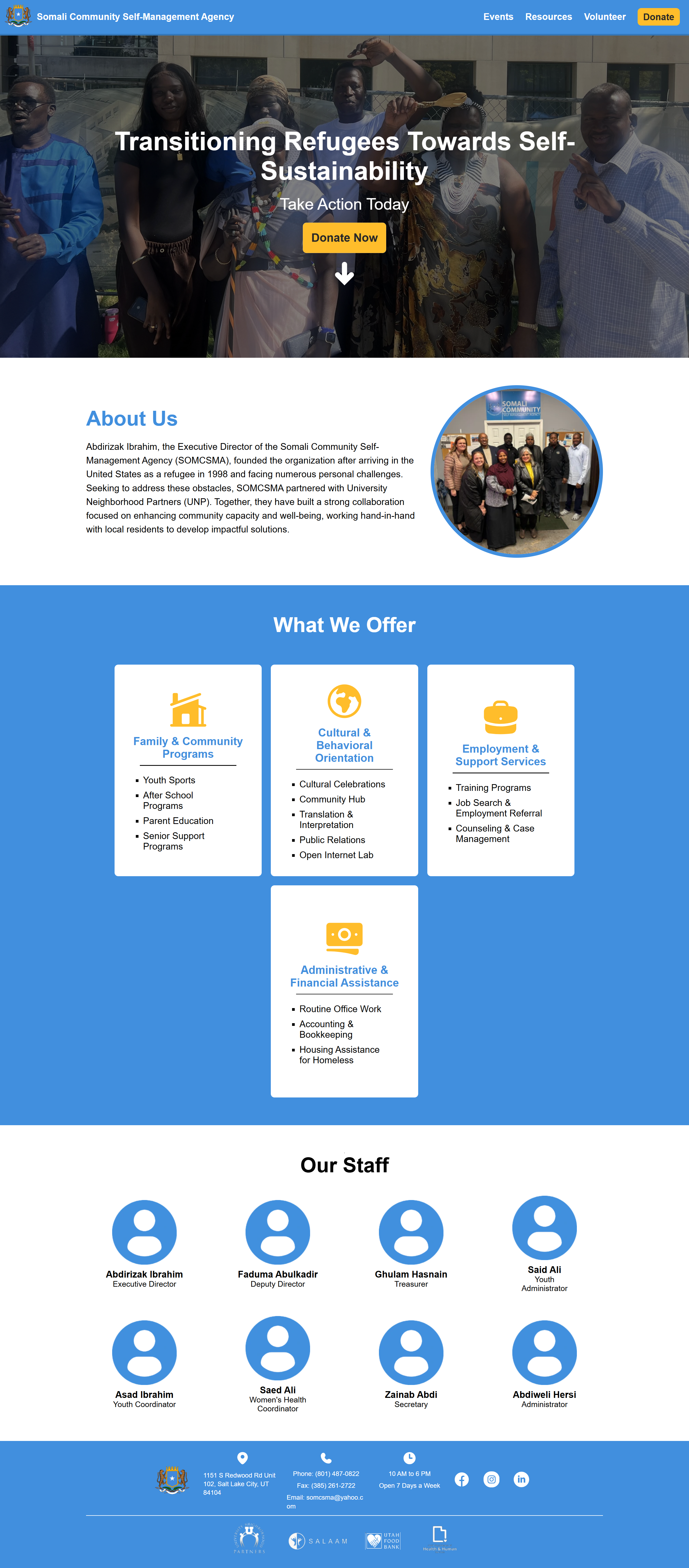 SOMCSMA website screenshot